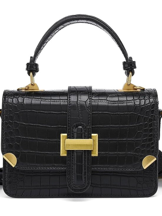 Handbags - Women's Small Classy Crossbody Purse Top Handle Handbags Leather Satchel Bags fo